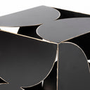 Darren Small 6L x 6W Black Metal Decorative Cube - Default Title