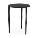 Timothy 160L x 160W X 200H Ebony Black Iron Side Table - Default Title