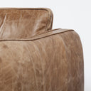 Cobain I 84 Brown Leather Two Seater Sofa - Default Title
