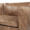 Cobain I 84 Brown Leather Two Seater Sofa - Default Title