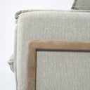 Roy I 84 Frost Gray Upholstered Three Seater Sofa - Default Title