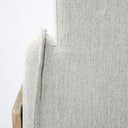 Roy I 84 Frost Gray Upholstered Three Seater Sofa - Default Title