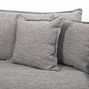 Roy II Castlerock Gray Upholstered and Brown Wood Frame Arm Chair - Default Title