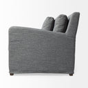 Denly II 92 Casterock Gray Slipcover Three Seater Sofa - Default Title