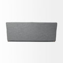 Denly II 92 Casterock Gray Slipcover Three Seater Sofa - Default Title