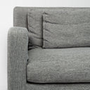 Denly II 92 Casterock Gray Slipcover Three Seater Sofa - Default Title