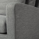 Denly III 38 X 3825 X 345 Castlerock Gray Slipcover Upholstered Arm Chair - Default Title