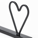 Wild at Heart 24L x 1W Black Metal Sign - Default Title