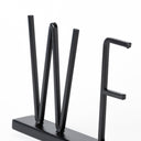 Welcome 24L x 1W Black Metal Sign - Default Title
