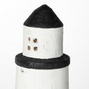 Abner Large 4L x 4W White Wooden Coastal Lighthouse - Default Title