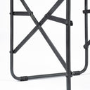 Direttore Black Iron Frame Black Leather Dining Chair - Default Title