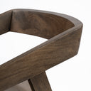Nicholas I Onyx Brown Solid Wood Dining Chair - Default Title