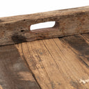 Carson Large 30L x 30W Brown Reclaimed Wood Tray - Default Title