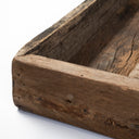 Carson Large 30L x 30W Brown Reclaimed Wood Tray - Default Title