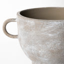 Deya Small Rustic Brown Ceramic Vase - Default Title