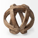Tibik 8L x 8W Natural Wooden Orb - Default Title