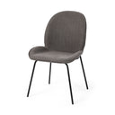 Inala Grey Seat Metal Frame Dining Chair - Default Title