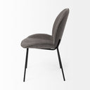 Inala Grey Seat Metal Frame Dining Chair - Default Title