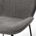 Inala Grey Seat Metal Frame Dining Chair - Default Title