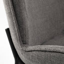 Inala Grey Seat Metal Frame Dining Chair - Default Title