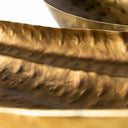 Karmen Set of 2 Gold Hammered Oversized Bowls - Default Title