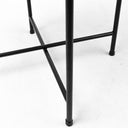 Samantha Small Black Mirror Top Accent Table - Default Title
