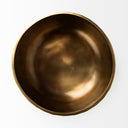 Karmel 12L x 12W Gold Hammered Aluminum Bowl - Default Title