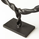 Rizwan Small Black Aluminum Braided Circular Object - Default Title