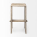 Aida 30 Seat Height Light Gray Wood Bar Stool - Default Title