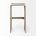 Aida 30 Seat Height Light Gray Wood Bar Stool - Default Title