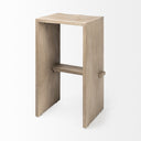 Aida 30 Seat Height Light Gray Wood Bar Stool - Default Title