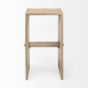Aida 30 Seat Height Light Brown Wood Bar Stool - Default Title