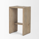 Aida 26 Seat Height Light Gray Wood Counter Stool - Default Title