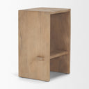Aida 26 Seat Height Light Brown Wood Counter Stool - Default Title