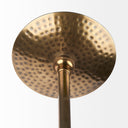 Garnet 13L x 13W Gold Hammered Metal Pendant Light - Default Title