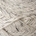 Esfera 177L x 157W x 157H Beige Chevron Woven Round Pouf - Default Title