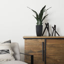 Bastian Small 8L x 7W Black Metal Abstract Object - Default Title