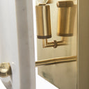 Stein 5L x 6W Gold W White Marble Shade Wall Sconce - Default Title