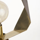 Shamir 15L x 15W Gold Geometric Metal Table Lamp - Default Title
