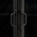 Poppy III 40L x 16W Black Metal With Glass Door Accent Cabinet - Default Title