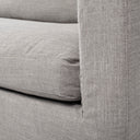 Denly III 38 X 3825 X 345 Flint Gray Slipcover Upholstered Arm Chair - Default Title