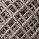 Allium Oatmeal Handwoven Wool Cylindrical Pouf - Default Title