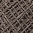 Allium Dark Brown Handwoven Wool Cylindrical Pouf - Default Title