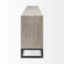 Genevieve II Light Brown Fir Veneer 9 Drawer Sideboard - Default Title