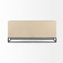 Genevieve II Light Brown Fir Veneer 9 Drawer Sideboard - Default Title