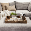 Carson Small 24L x 24W Brown Reclaimed Wood Tray - Default Title