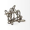 Henderson II 10L x 12W Gold Metal Paperclip Object - Default Title