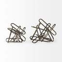 Henderson II 10L x 12W Gold Metal Paperclip Object - Default Title