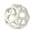 Geom 71L x 71W x 71H White Ceramic Geometric Object - Default Title