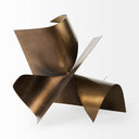 Francesca 181L x 181W x 181H Antique Gold Metal Sculptural Decorative Object - Default Title
